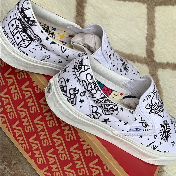 VANS CLASSIC SLIP-ON U-Color Tattoo/True WMNS - Picture 11 of 16